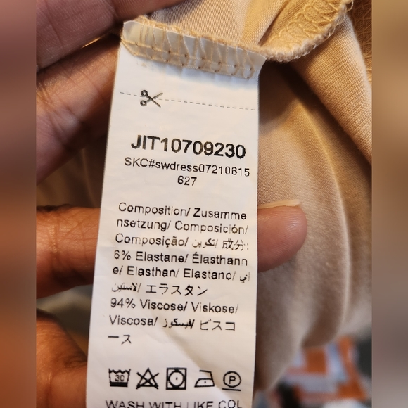 2/$10 NWOT SHEIN SXY Criss-cross Backless Bodycon Dress - Picture 7 of 7